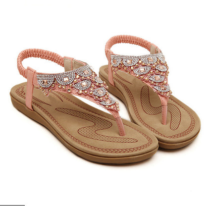 Flip-Flop-Boho-Sandalen 