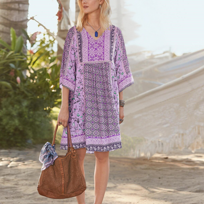 Bianca™ | Bohemian Printed Summer Dress