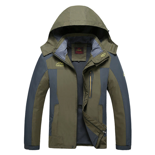 Wind resistant, waterproof, sports and leisure and outdoor camping winter jacket