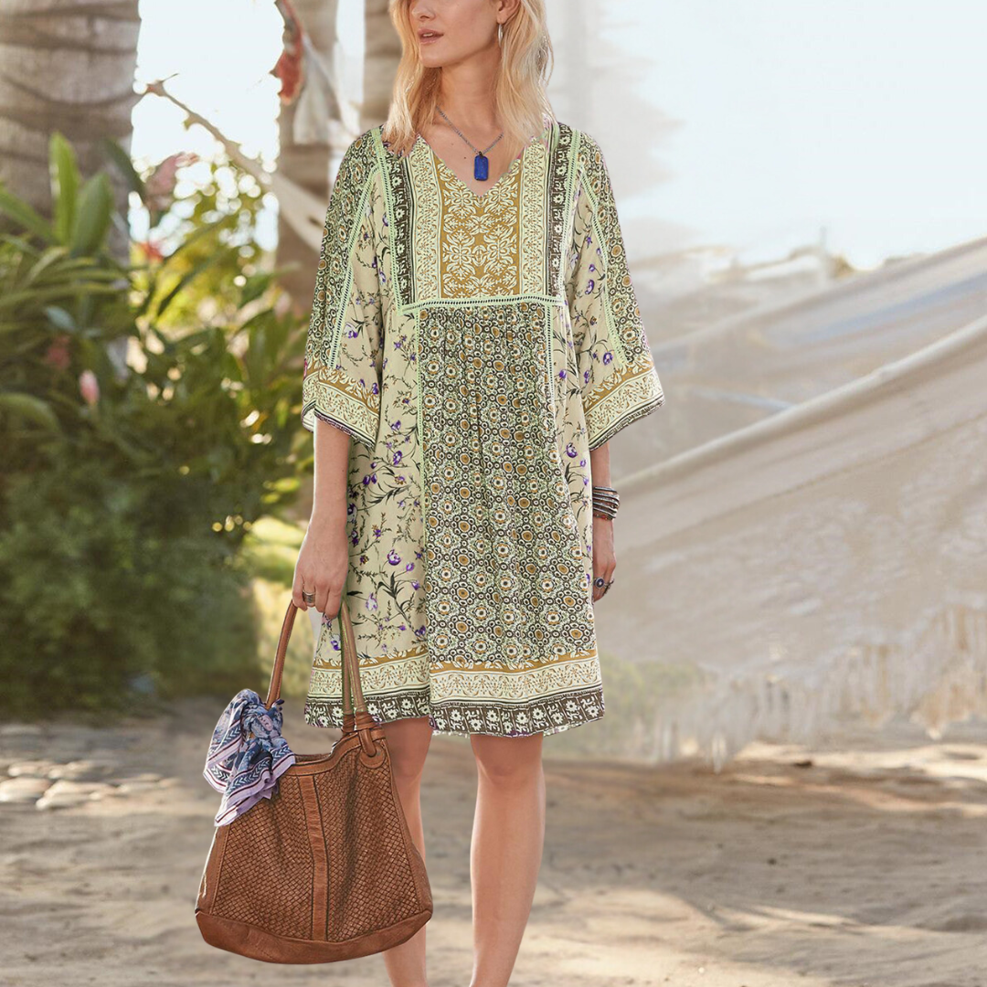 Bianca™ | Bohemian Printed Summer Dress