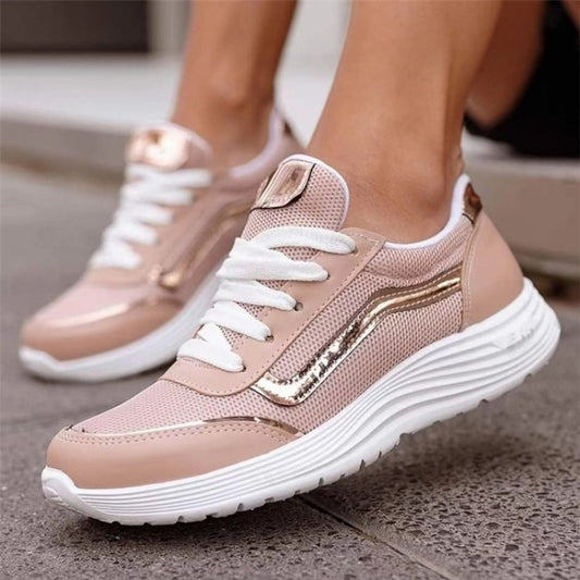 Lace-up Sports Style Low-top Shoes Fo Women All Age