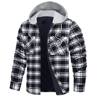 Hooded Thickened Warm And Loose Men's Jacket