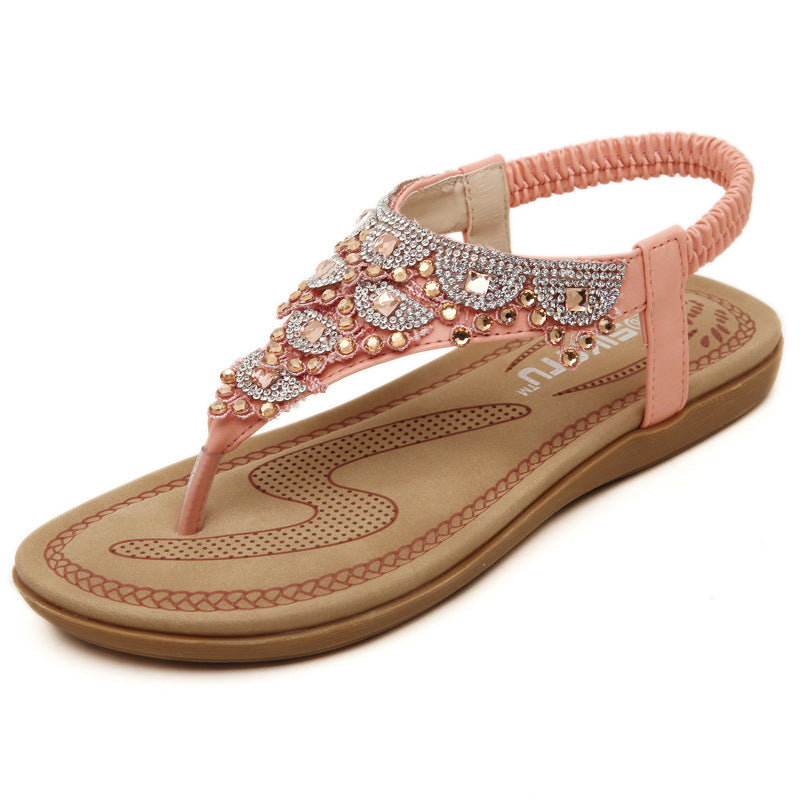 Flip-Flop-Boho-Sandalen 