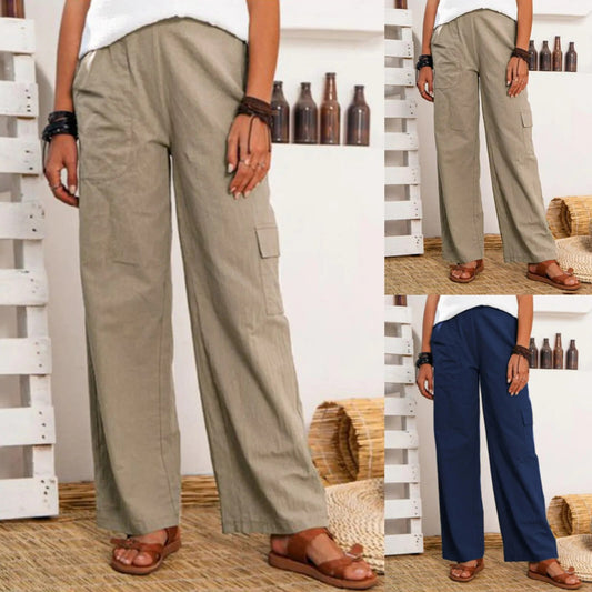 PureEase Cotton Linen Pants