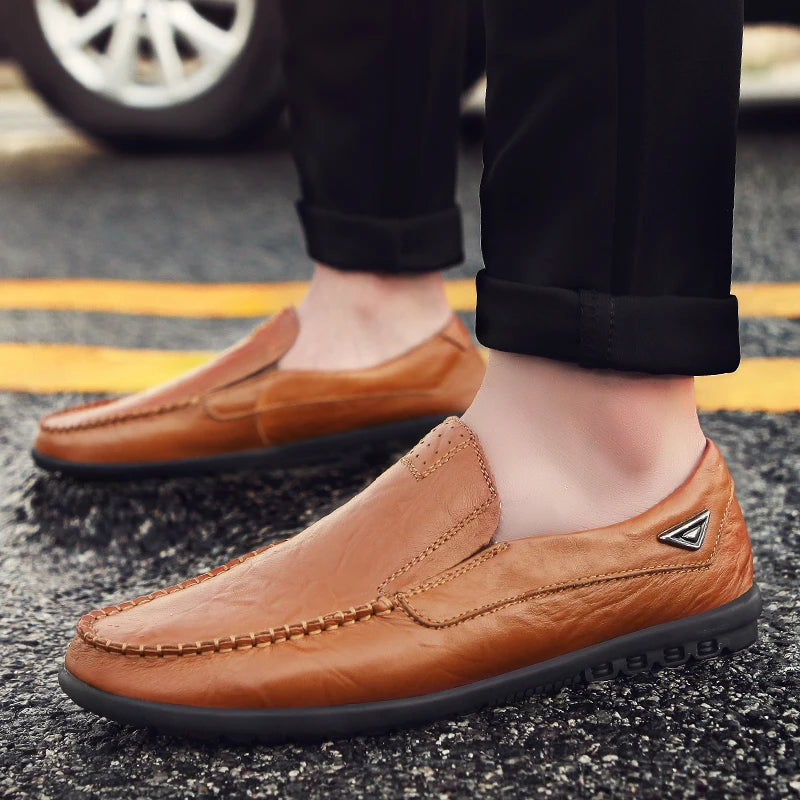 Benedikt™ | Low Cut Flat Bottomed Slip On Lazy Loafers