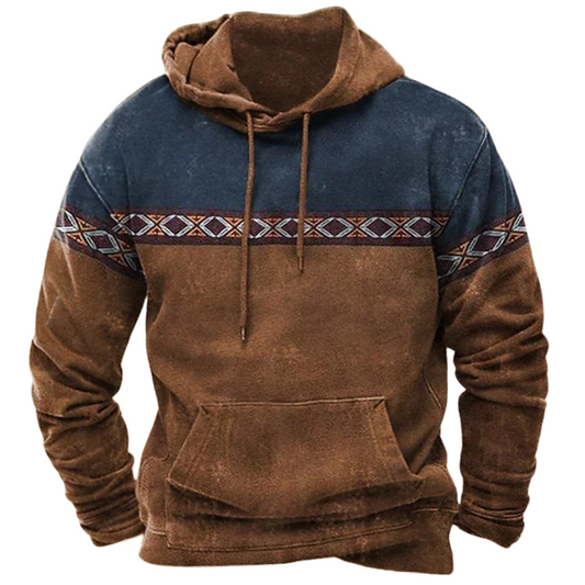 Men's Pullover Hoodie Bohemian Style