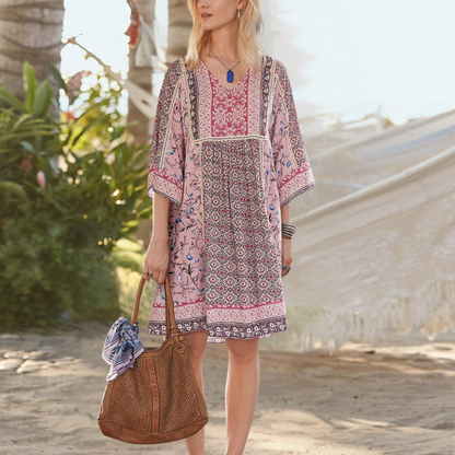 Bianca™ | Bohemian Printed Summer Dress