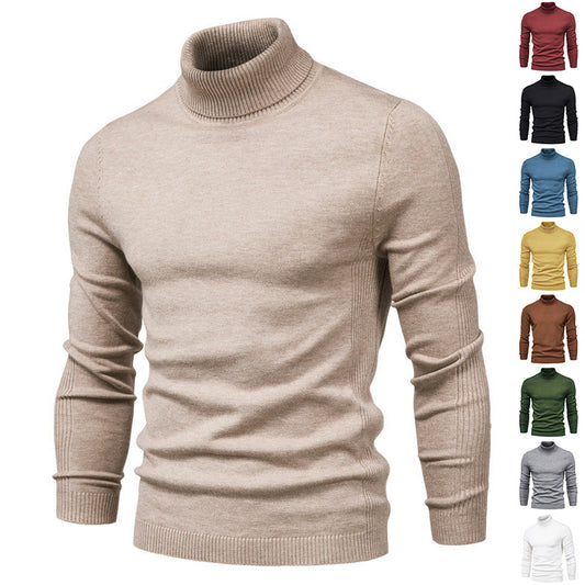 Men's Slim Pullover Turtleneck Sweater | Effortless Style and Warmth for Winter