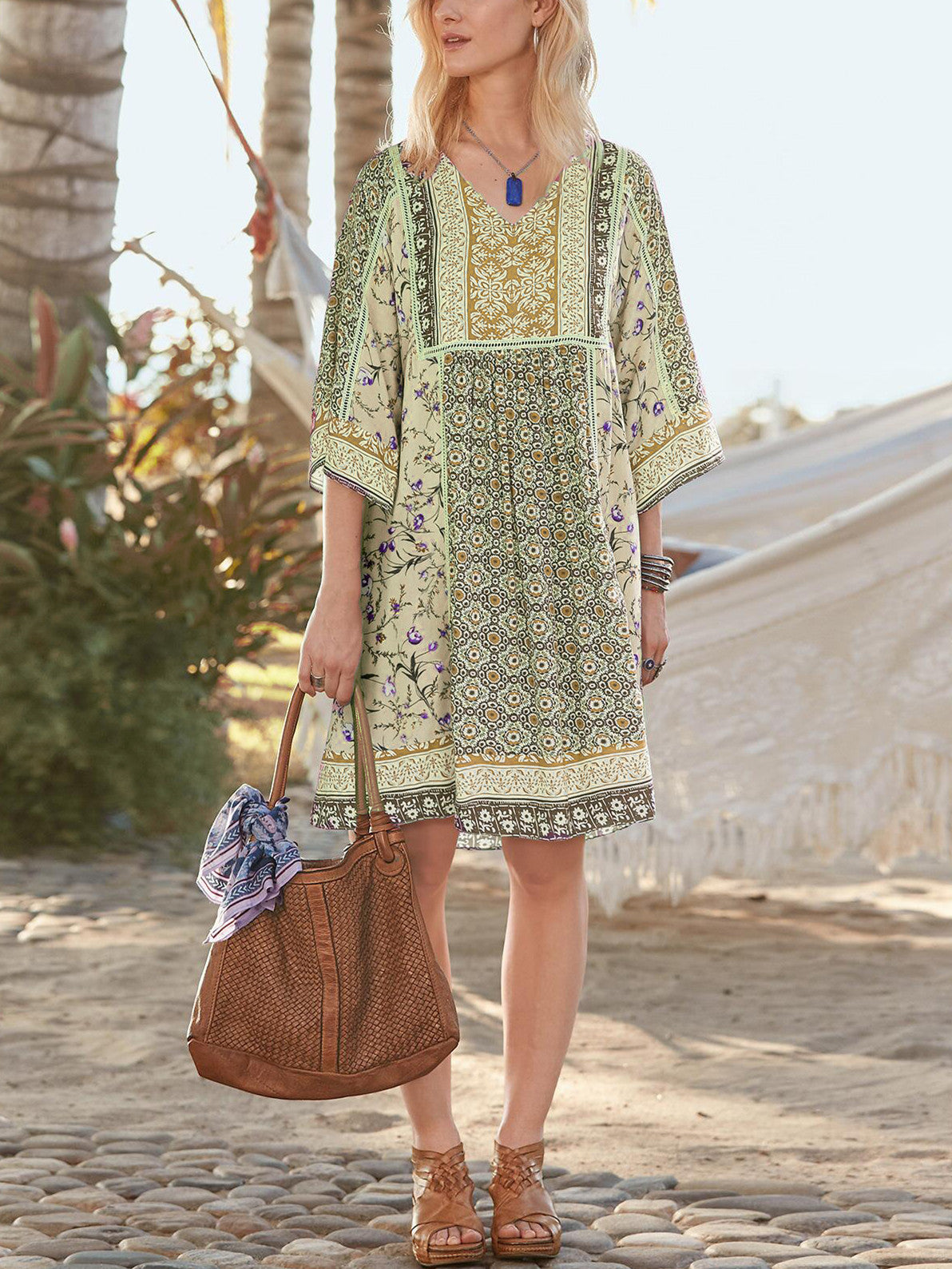 Bianca™ | Bohemian Printed Summer Dress